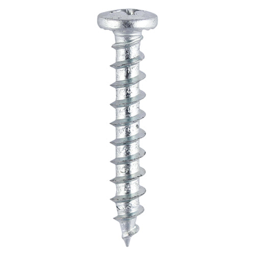 Window Fabrication Screws - Shallow Pan - Zinc