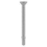 Timco Metal Construction Timber to Light Section Screws - Countersunk - Wing-Tip - Self-Drilling - Exterior