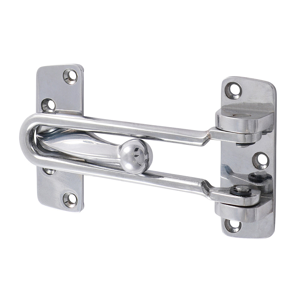 Door Restrictor Polished Chrome - 107mm