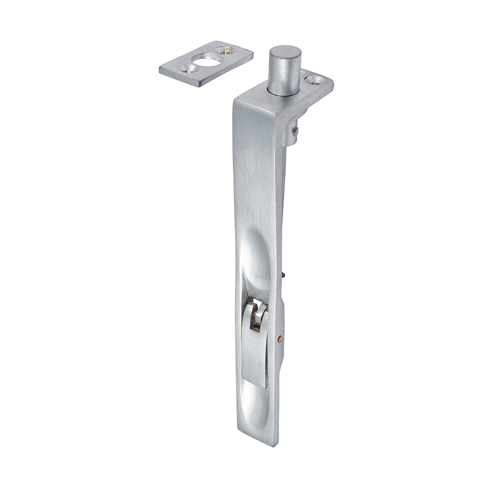 Lever Action Flush Bolt Satin Chrome - 150 x 19mm