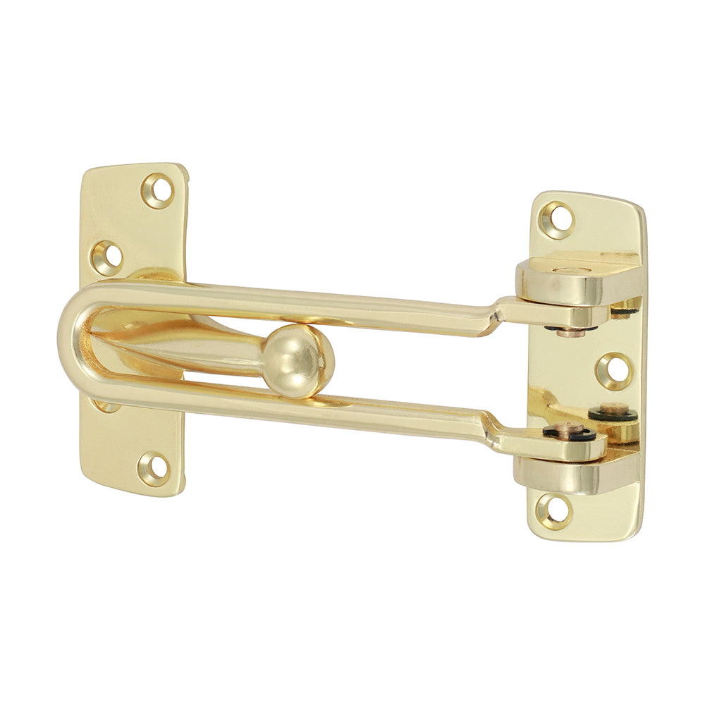 Door Restrictor Electro Brass - 107mm