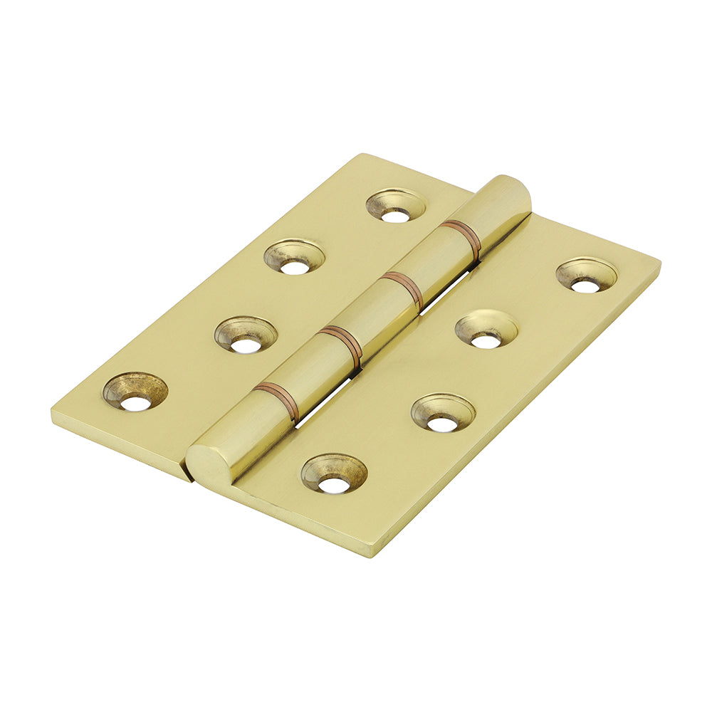 Double Phosphor Bronze Washered Brass Hinges Polished Brass