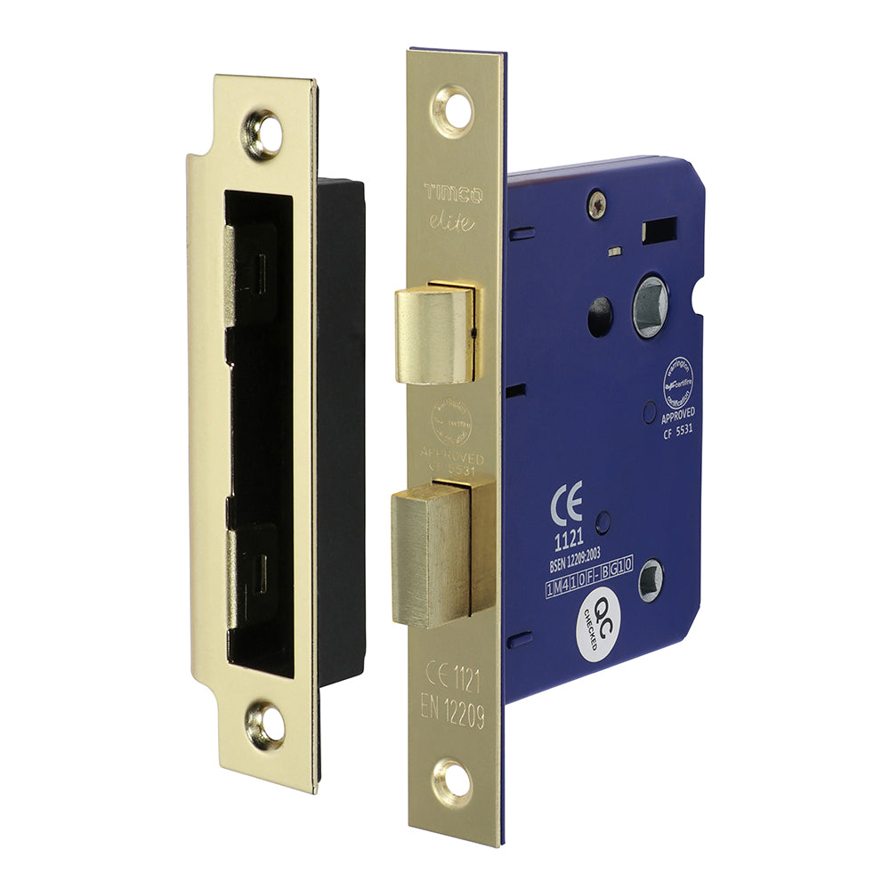 Bathroom Lock Electro Brass - 78mm