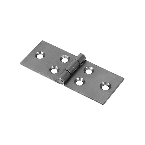 Backflap Hinges Uncranked Knuckle (404) Steel Self Colour