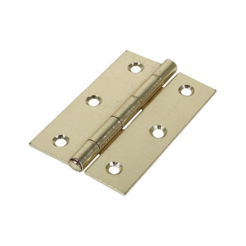 Butt Hinges Fixed Pin (1838) Steel Electro Brass