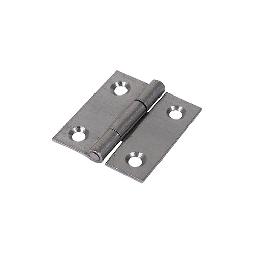 Butt Hinges Fixed Pin (1838) Steel Self Colour