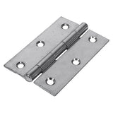 Butt Hinges Fixed Pin (1838) Steel Silver