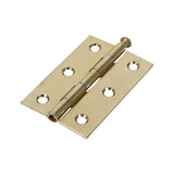 Butt Hinges Loose Pin (1840) Steel Electro Brass