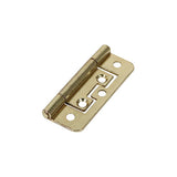 Flush Hinge Electro Brass