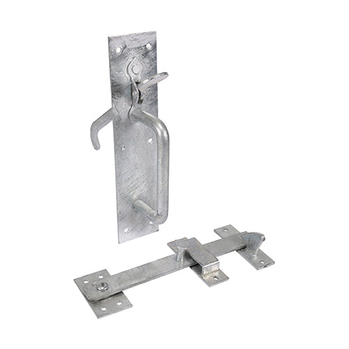 Heavy Duty Suffolk Latch Hot Dipped Galvanised - 219 x 50mm