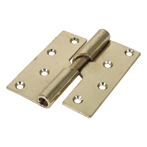 Rising Butt Hinge - LEFT - Electro Brass