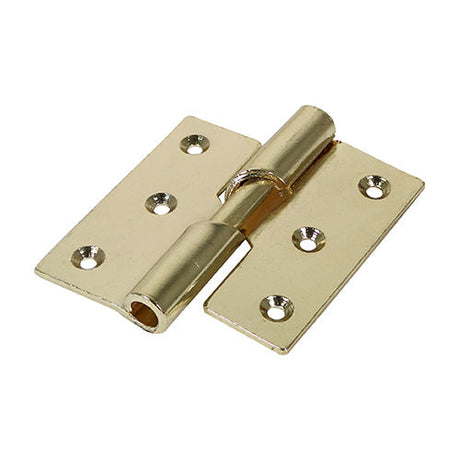 Rising Butt Hinge - LEFT - Electro Brass