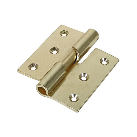 Rising Butt Hinge - RIGHT - Electro Brass