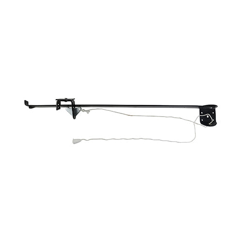 Senior Garage Door Holder Wide Lintel Black  - 24"