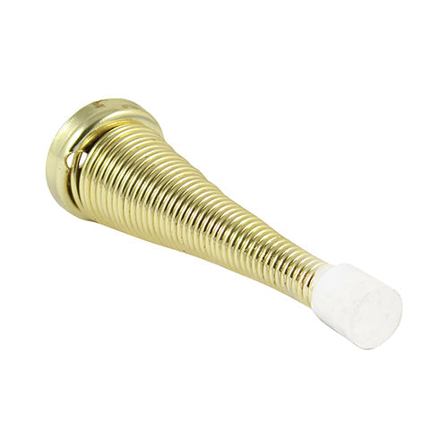 Spring Door Stops Electro Brass - 78 x 24