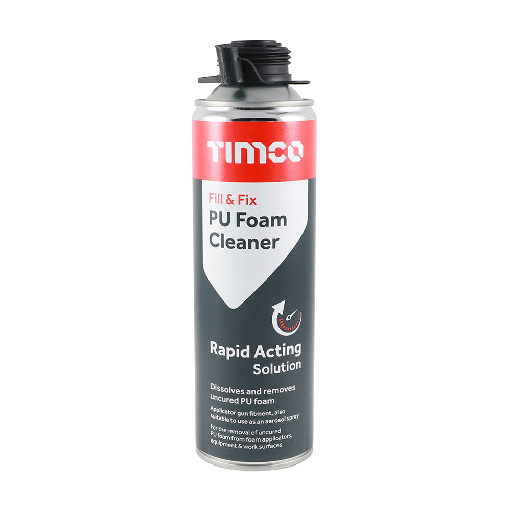 Timco Fill & Fix PU Foam Cleaner - 500ml