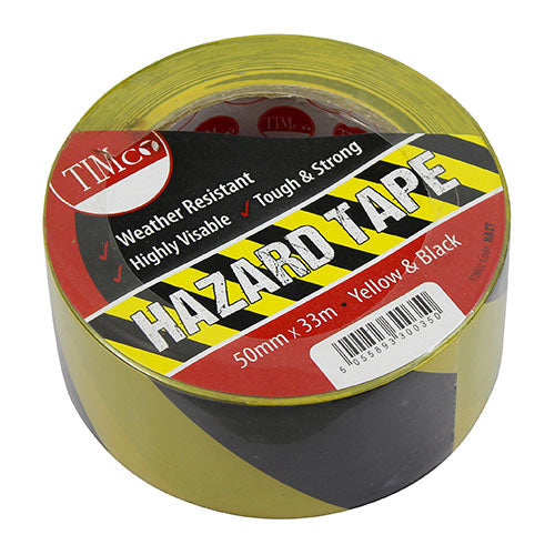 Hazard Tape Yellow & Black