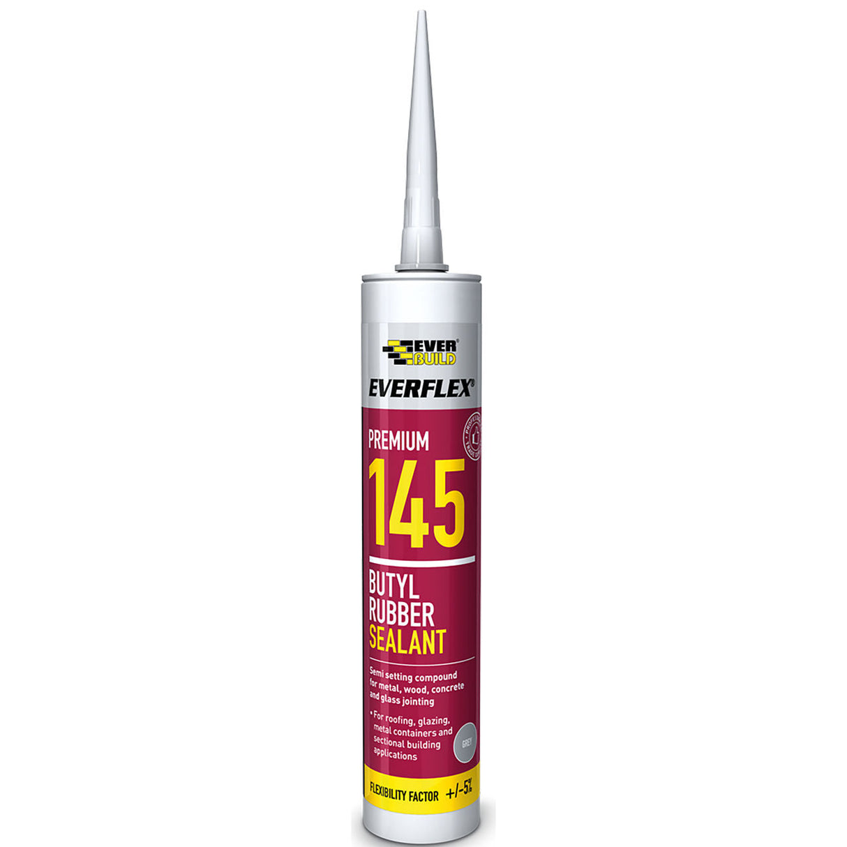 Everbuild 145 Butyl Rubber Sealant 300ml