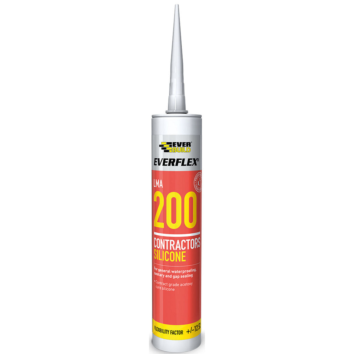 Everbuild 200 Contractors LMA Silicone 295ml