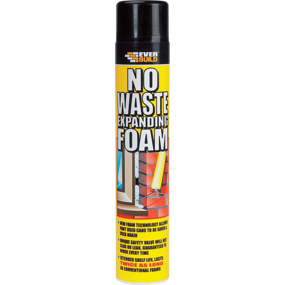 Everbuild No Waste Expanding Foam 750ml