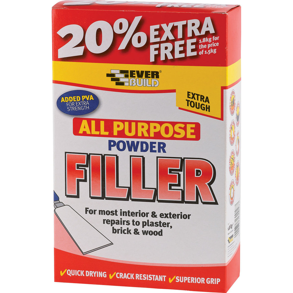 Everbuild All Purpose Powder Filler 1.8Kg